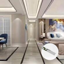 1roll Gold/Silver Wall Sticker,Stainless Steel Flat Decorative Lines, Titanium Wall Ceiling Edge Strip Mirror Living Room Decoration, Home Decor, Spring Decorations, Home Refresh, Ramadan Decor Sticker Gift, Birthday Graduation Mirror Wall Decor, Wall Mirror, Room Bathroom Decor - Multicolor - View 5