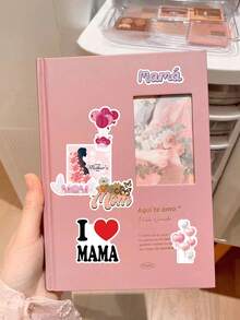 50 Pcs Mother's Day Stickers, Warm Pink Theme With Bilingual (English/Spanish) Love Quotes, Waterproof Decals For Gift Wrapping & Journal, Scrapbook Stickers, School Supplies Scrapbook Supplies Stationery Funny Stickers Kindle - Mother's Day - View 4