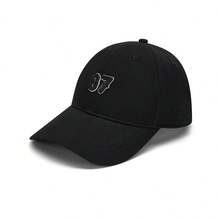 XTEP数码印花休闲运动黑色帽子 - 黑色 - 查看 1