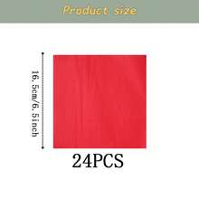 Red Disposable Tableware Set, 7/9 Inch Party Plates, Disposable Paper Plates And Cups Suitable For Holidays, Weddings, Engagements, Birthdays, Parties, Celebrations - Multicolor - View 7