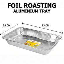 Disposable Aluminium Large Bake Containers Foil Baking Trays 20 X - View 5