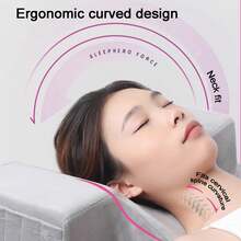 Eyelash Extension Neck Pillow, Ergonomic Eyelash Support Pad, Neck Correcting Pillow With Removable Pillowcase, Professional Eyelash Artist Tool, Comfortable SPA Accessory For Clients During Eyelash Extension Process - Multicolor - View 3