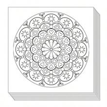 Mandala Coloring Book For Adults, Anti-Stress Floral Pattern Art Workbook, 24 Pages Of Intricate Circle Designs For Relaxation & Mindfulness, Creative Gift For Women Men Teens - Mandalas Coloring Book - View 7