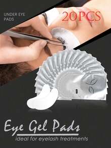 100pcs/Set Eyelash Extension Gel Pads, Eyelash Extension Tools, Makeup (100/50/20/10 Pairs) - White - View 7