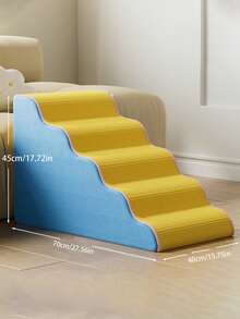 3/4/5 Tier Pet Stairs, Sofa/Bed Ramp, Non-Slip & Durable, Removable & Washable, Suitable For Elderly/Injured Dogs & Cats With Joint Pain, Hot Selling Item - Multicolor - View 14