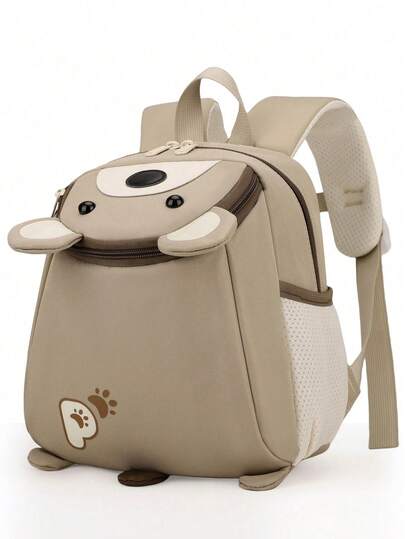 Preppy Style Backpack, New Lightweight And Comfortable, Large Capacity Fashionable Cute Bear Backpack, Cute Backpack Suitable For Daily Use And Students, Minimalist Versatil