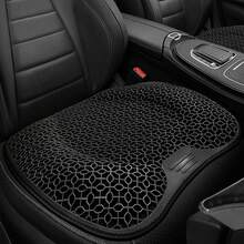 1pc Gel Cushion - Honeycomb Design Car/Office| Breathable & Washable Pad, Ergonomic Support & Lightweight - màu xám mới - Xem 3
