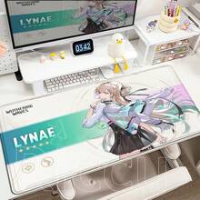 HD Wuthering Waves Mornye Anime Mouse Pad Computer Table Desk Mat Gaming Room Accessories Kawaii Gamer Comic Mousepad Pc Cushion - Thế chiến thứ 5 - Xem 12
