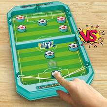 Conjunto de Jogos de Mesa 6 em 1: Futebol de Dedo, Mini Boliche, Arremesso de Basquete - Brinquedos de Jogos Interativos para Festa em Família - Multicolorido - Visão 7