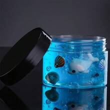 9pcs - Diameter 7cm Plastic Storage Bottle With Lid Pigment Subpacking Bottle Cream Facial Mask Bottle Eye Cream Face Cream Bottle PET Wide Mouth Transparent Trial Small Subpacking Bottle Travel Cosmetics Subpacking Bottle - Black and White - View 7