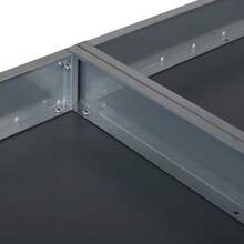 Lockable Storage Box For Bins, Two Doors, Planting Space, With Ventilation - View 9