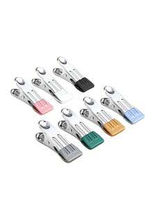 5pcs Metal Heavy Duty Space Saving Clothes Hangers, 5-In-1 Multi-Layer With Non-Slip Foam Padded, Suitable For Coats, Sweaters, Suits And T-Shirts - Multicolor - View 10