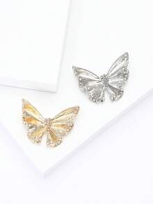 Luxury Glossy Bow Brooches - Fashion Novelty Pins For Women Unisex Casual Party Jewelry Accessories / Friends Gifts Badges Decoration - Bow - View 3