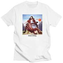 Vintage T Shirts Funny Jesus Play Basketball T-Shirt Christian Faith Tee Women Men Religion Tops Religious Easter Clothing Men's Clothing Best Gift, Patterned Short Sleeve T-Shirt Graphic T Shirt - 白色 4 - 查看 7