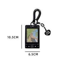 1pc Idol Fan Transparent 3-Inch ID Card Holder, Student Bus/Metro Card Case, Keychain Pendant - Card Sleeve - View 6