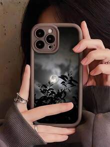 Moon1pc 棕色月光极简全包覆 TPU 防震手机壳，兼容 Apple 17、16、15、14、13、12、11 Pro Max、Air 和 Series 系列 - 彩色 - 查看 4