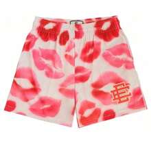New Summer EE  Basic Mesh Short Classic Floral Printed Gym Shorts Men's Gym Basketball Sports Beach Men Shorts - 蒙特內哥羅 - 查看 8