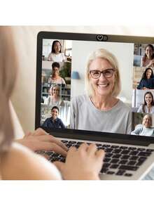 Bộ 3 miếng che webcam siêu mỏng dạng trượt cho laptop, tương thích với Echo Show, máy tính, máy tính bảng, Chromebook, PC - Màu đen hình trái tim - Nhiều màu - Xem 7