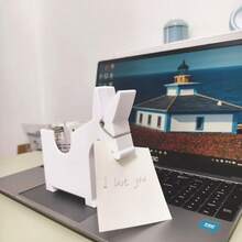 Donkey Shaped Memo Clip | Cute Desktop Memo Clip, Resin Craft, Suitable For Home Office, Creative Paper Clip Organizer - Multicolor - View 4