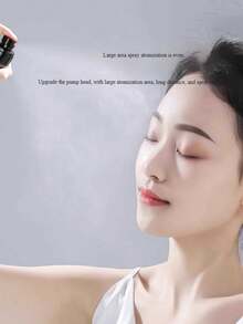 1/4个装 60ml-120ml 便携式乳液可灌装瓶，黑色塑料喷雾瓶，适合户外旅行，可灌装喷雾瓶，纳米喷雾化妆品保湿旅行补充装瓶，小型喷雾瓶，适用于爽肤水 - 黑色 - 查看 7