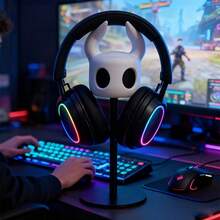 Hollow Knight Ergonomic Headphone Stand, Game Console Stand, Multifunctional 3D Display Stand, Suitable For Gaming And Office - Aluminum Alloy Desktop Organizer, Space-Saving Design, Durable Headset Holder - Multicolor - View 13
