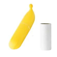 1pc Banana Shaped Lint Remover, 2-In-1 Multi-Functional Mini Reusable Lint Brush For Home & Pet - Banana - View 8