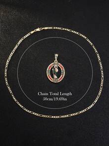 1件男士嘻哈圣犹大吊坠项链，信仰主题饰品，适合日常佩戴、送礼或派对、祈祷、复活节等场合。 - 聖裘德 - 查看 6