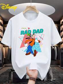 Authorized By Disney, Disney Toy Story Woody T-Shirt Is Full Of American Retro Prints, Suitable For Everyday Street Wear, Necessary In Summer, And A Gift For Disney Lovers. - 白色 - 查看 1