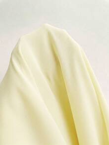 Rusttydustty 女士波西米亚风度假优雅休闲束腰黄色雪纺长袖荷叶边连衣裙，适合夏季音乐节等场合 - 黃色 - 查看 10