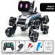 Robot chó biểu diễn tám bánh - điều khiển kép