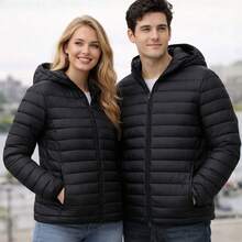 Plush Waterproof Puffer Jacket With Hood, Winter Coat, Jacket - Nhiều màu - Xem 9