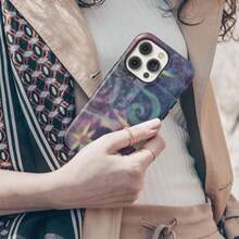 Cosmic Spiral Galaxy Y2K Aesthetic Abstract Space Art Phone Case, Suitable For IPhone 17, 16e, 15 Plus, 14, 13, 12, 11 Pro Max - Multicolor - View 3