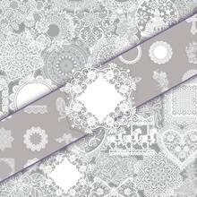 50pcs White Lace Delicate Korean Style Minimalist Creative Vintage Transparent Decorative Stickers For Notebook, Bookshelf - View 1