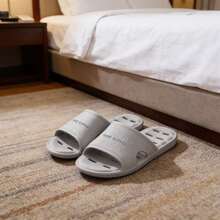 Japanese Style Leak-Proof Slippers, Unisex Bathroom Shower Sandals, Anti-Slip Quick-Drying Non-Odor Slides - Slippers - View 7