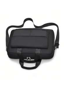 女士手提包 时尚笔记本电脑包 便携式 15.6 英寸大容量高价值斜挎包 游戏 这款学生包。 - 黑色 - 查看 6