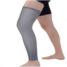Full Length Elastic Knee Sleeve, Extended 4-Way Leg Sleeve, Comfortable 3D Contoured Knee Brace With Silicone Anti-Slip Strips, Suitable For Running, Basketball And Daily Life - Multicolor - View 18