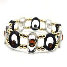 Minimalist Geometric Crystal Bracelet, Fashion Chic Style - White - View 1