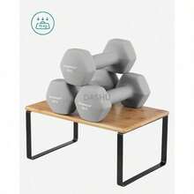 Set of 4 Stackable & Expandable Kitchen Storage Shelves, Black & Natural, Sturdy, Space-Saving, Practical Organizer for Kitchen, Cabinets and Home - Negro + Natural - Ver 6