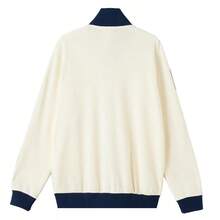 Adidas Men's Jacket/Outerwear TRACK TOP M Waffle Texture Knit Jacket 2026 Spring/Autumn Comfortable Everyday Casual Jacket Outerwear KY5769 - Milky - View 2