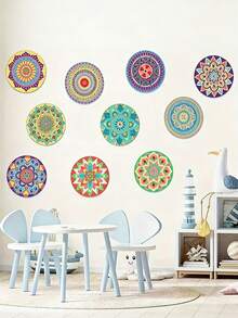 Miếng lót ly bằng gỗ vẽ tay hình Mandala, khối gỗ chưa hoàn thiện, giao hàng ngẫu nhiên, thích hợp cho giải trí tại nhà, thủ công mỹ nghệ, quà tân gia, quà sinh nhật và các buổi họp mặt gia đình - Đồ trang trí nhà cửa và phòng ăn chất lượng cao. - Nhiều màu - Xem 7