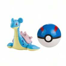pokemon 6款正版宝可梦变形精灵球系列手办玩具，包括快龙、拉普拉斯、梦幻等动漫人物桌面摆件模型收藏玩具 - 彩色 - 查看 15