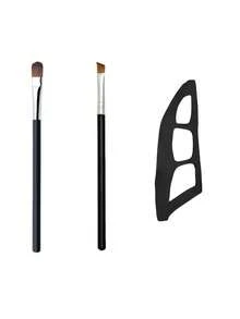 2pcs Eye Makeup Brushes, Eye Shadow Tools, Quick Makeup Template, Eye Shadow Mold, Suitable For Beginners, Easily Create Professional Makeup Effects, Anytime Anywhere - Multicolor - View 12