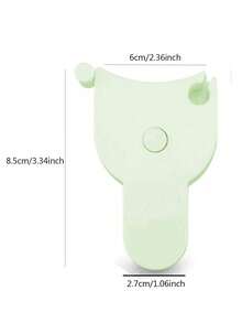 1 pieza Cinta métrica suave para medir la cintura, el busto, la cadera, el brazo y la circunferencia de la pierna, herramienta de medición para fitness - Múltiples estilos - Ver 7