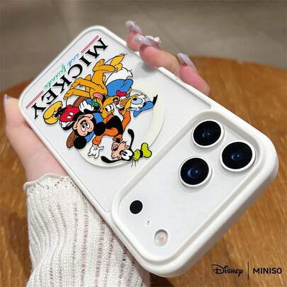 Miniso Disney Mickey Mouse Phone Case MICKEY And Friends Group-Themed Design Classic & Playful Disney Accessory For IPhone 17/17 Pro/17 Pro Max/17 Air/16/15/14/13/12/11/X Series Iphone 17 Pro Max Case Iphone 17 Pro Case Iphone 17 Case Stocking Stuffers The Girlfriend The Chosen Early Fall Fashion