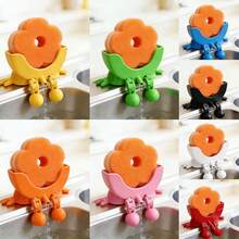 2026 New Creative 3D Printed Sponge Holder With Drainage Holes, Cute And Functional Sponge Rack For Kitchen Sink And Countertop, Plastic Storage Organizer, Kitchen Decor And Lovely Ornament, Ideal Gift - Multicolor - View 4