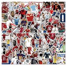 100-Piece Football Waterproof Sticker - Multicolor - View 2