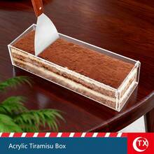 Acrylic Tiramisu Mold - Transparent Dessert Mold, Suitable For Cakes, Pastries And Mousses | Reusable Baking Container - White - View 4