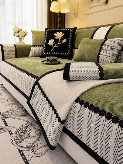 Tấm phủ ghế sofa dày dặn, chống trượt, dùng được cả 4 mùa, đệm trang trí sofa, phù hợp cho sofa, phòng ngủ, văn phòng, thảm cho thú cưng, sofa 1/2/3/4 chỗ ngồi, 1 chiếc, quà tặng sinh nhật/tốt nghiệp.