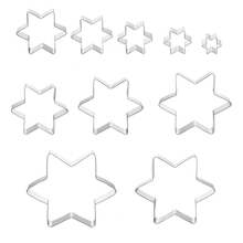 3D Christmas Tree & Snowflake Cookie Cutter Set - Stainless Steel, Ideal For Holiday Winter Baking, 3D Christmas Tree - Silver - View 4