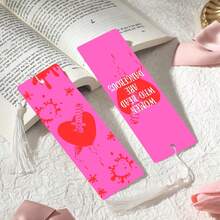 2个PET材质印花书签，图案精致美观，经久耐用，设计优雅独特，适合日常使用或收藏。是开学季的最佳礼物，无论是自用还是赠送亲朋好友，都是独特而实用的选择，为阅读时光增添氛围和乐趣（流苏颜色随机）。 - 2PCS - 查看 7